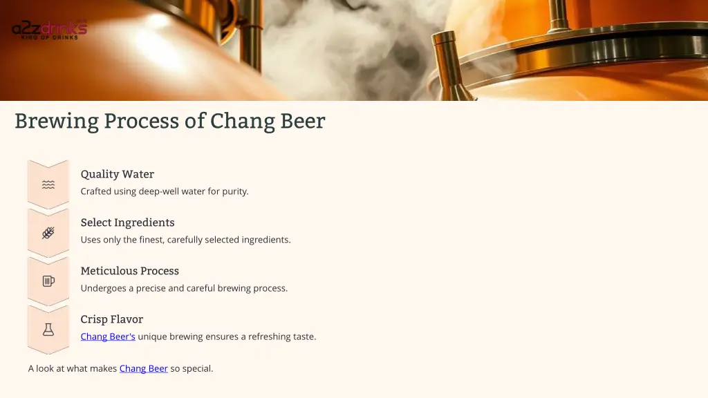 brewing process of chang beer