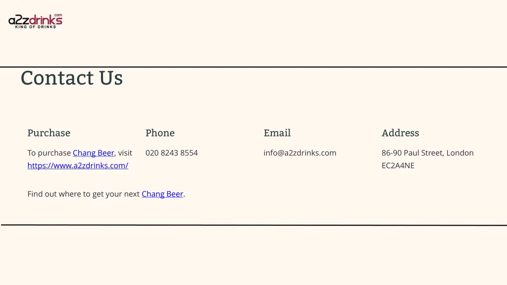 contact us
