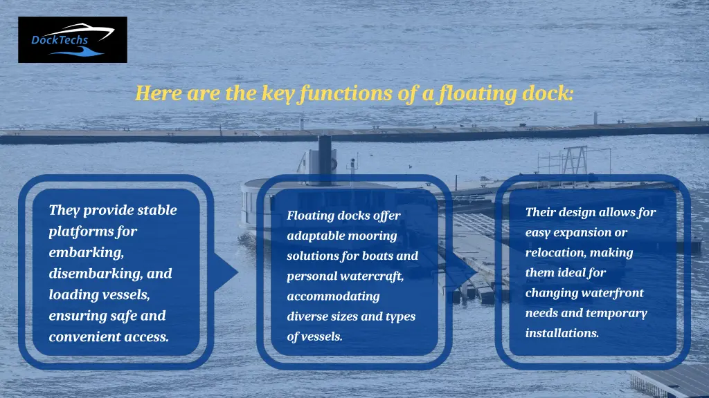 here are the key functions of a floating dock