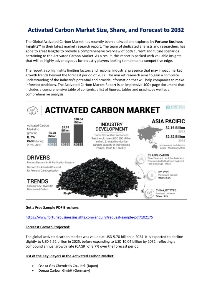 activated carbon market size share and forecast