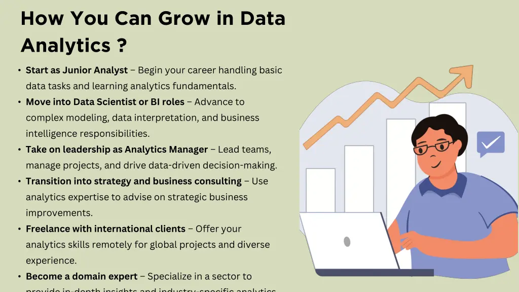 how you can grow in data analytics