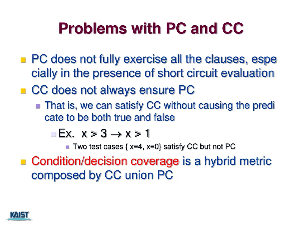 problems with pc and cc