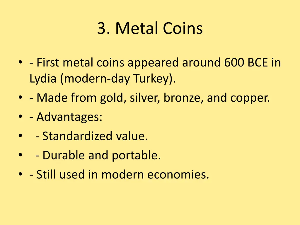 3 metal coins