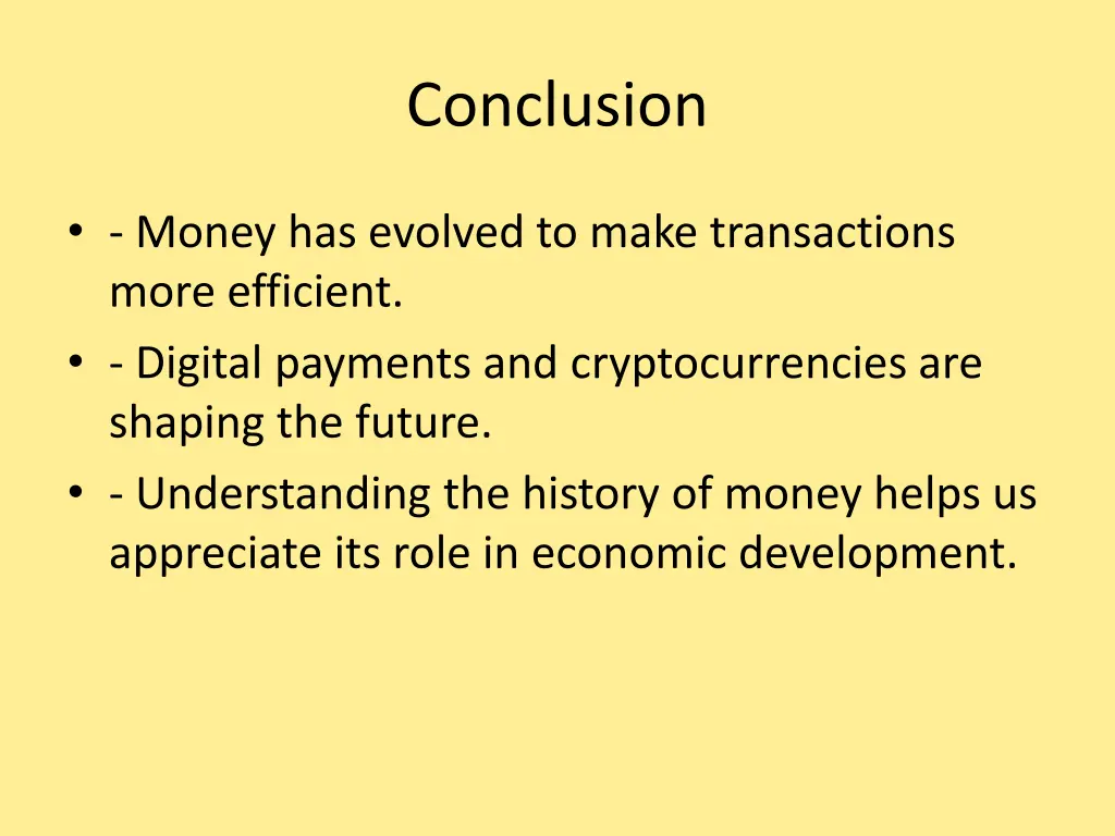 conclusion