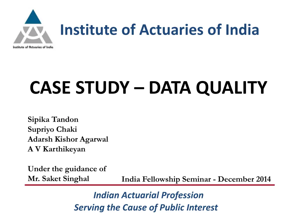 institute of actuaries of india