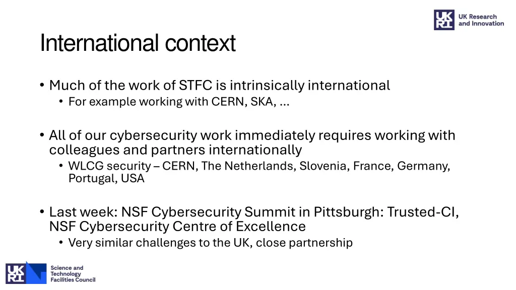 international context