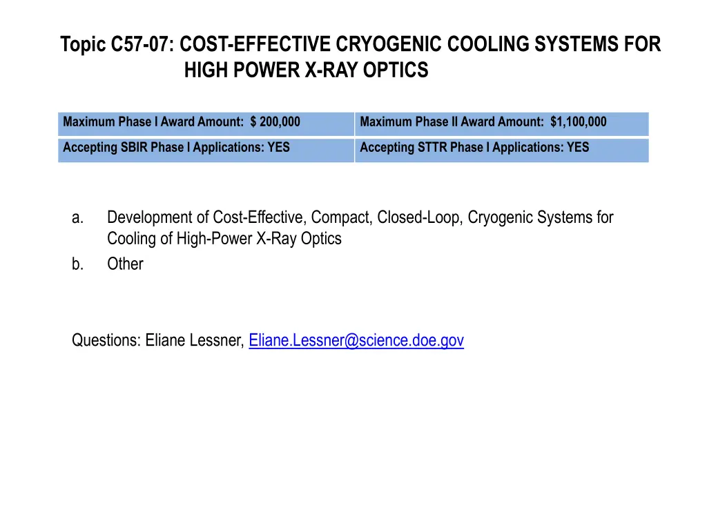 topic c57 07 cost effective cryogenic cooling