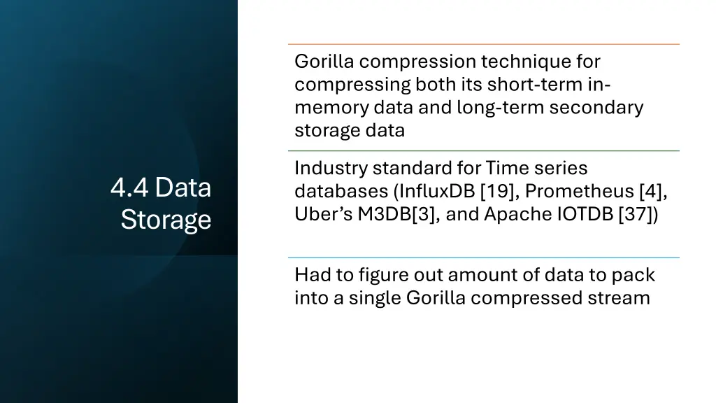 gorilla compression technique for compressing