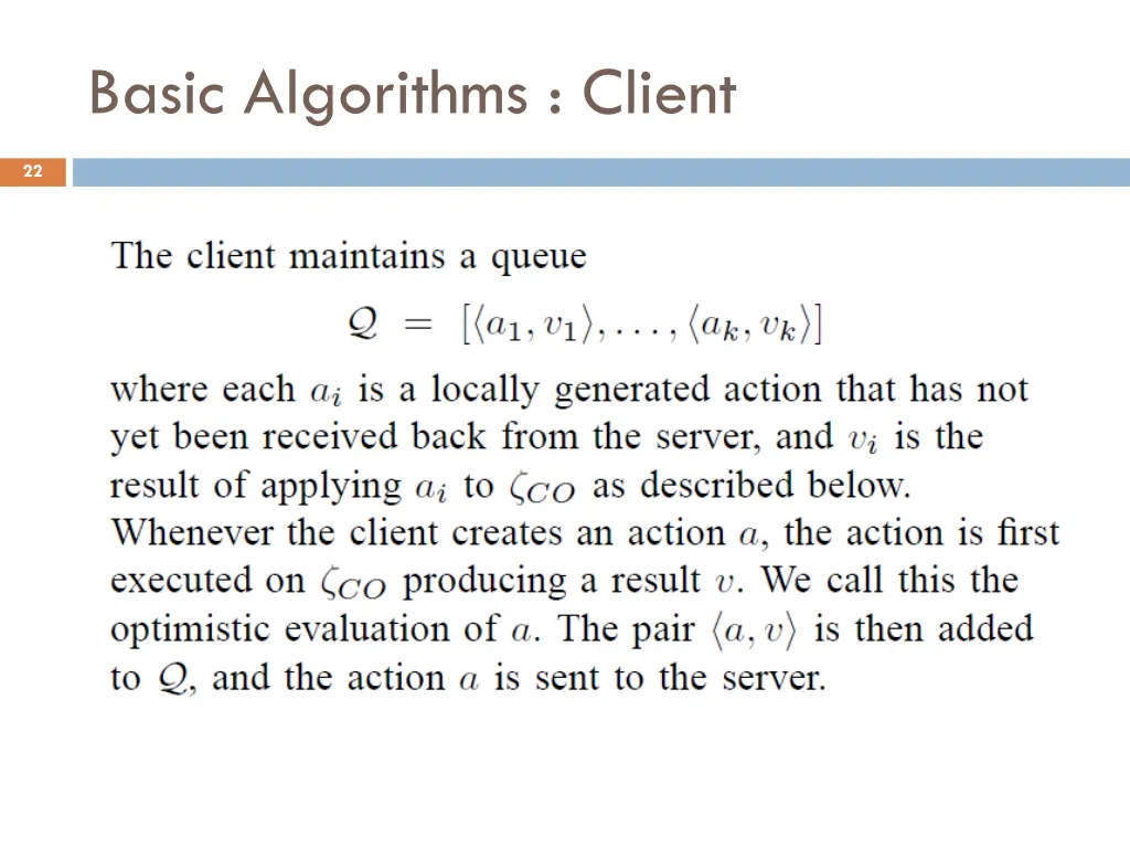 basic algorithms client