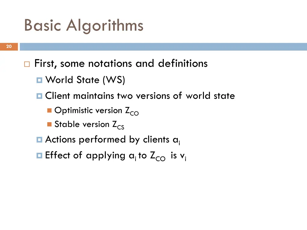 basic algorithms