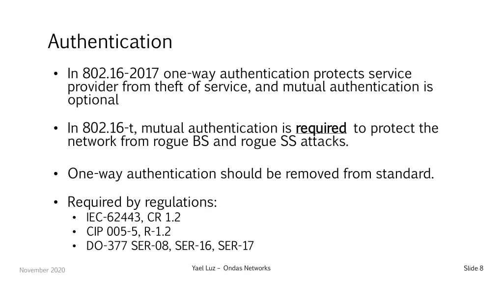 authentication