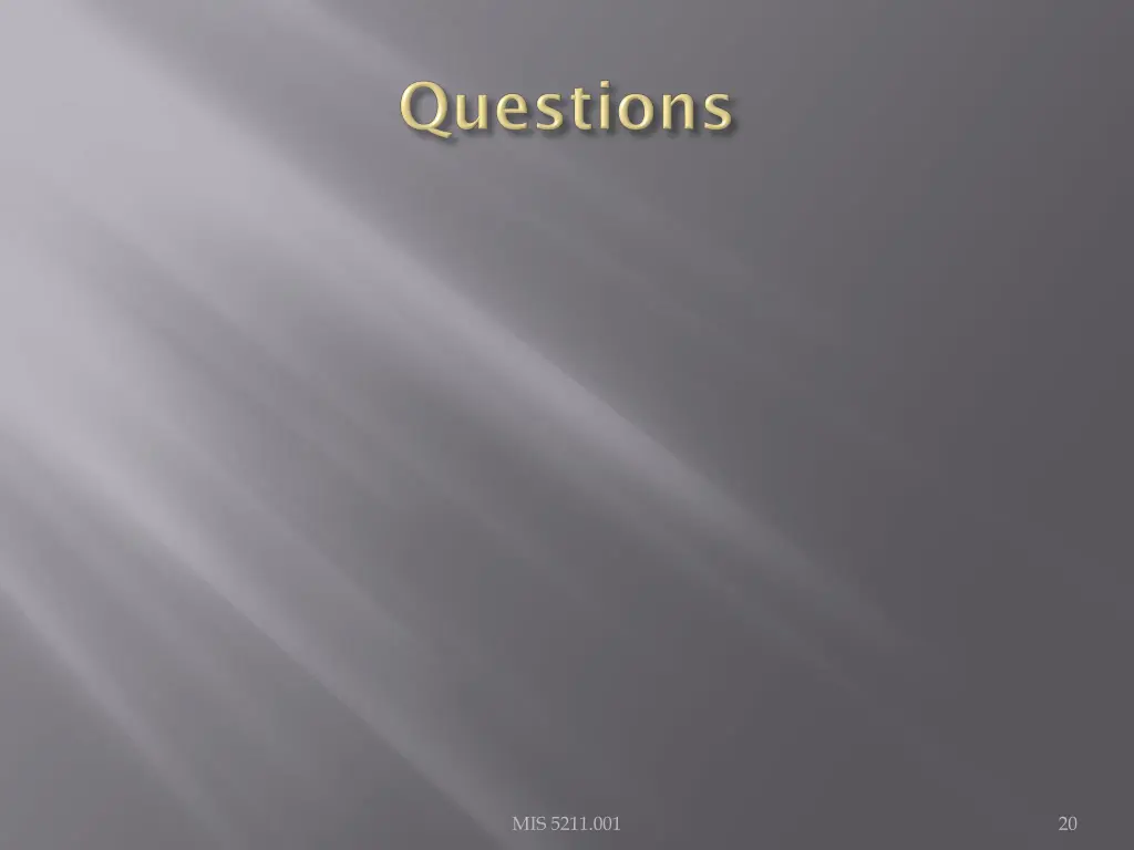 mis 5211 001 2