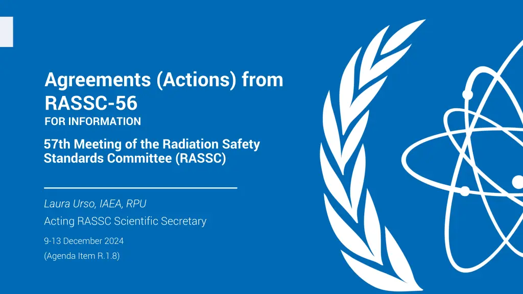 agreements actions from rassc 56 for information