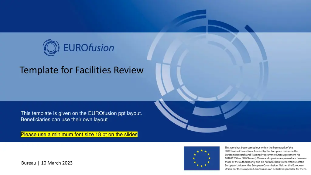 template for facilities review