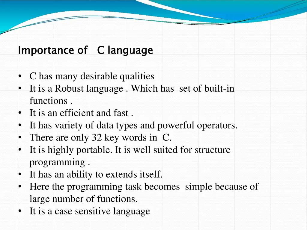 importance