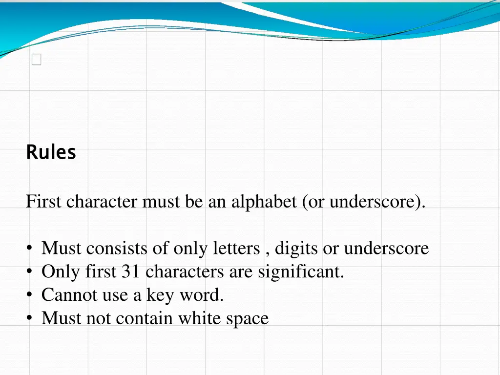 rules