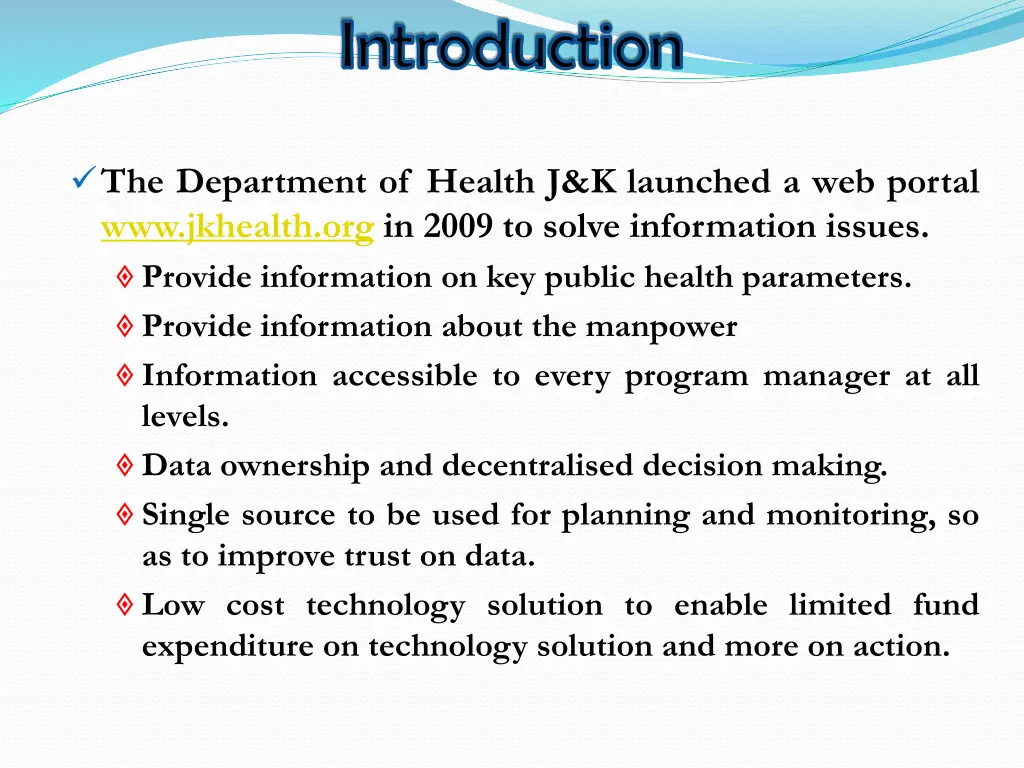 introduction