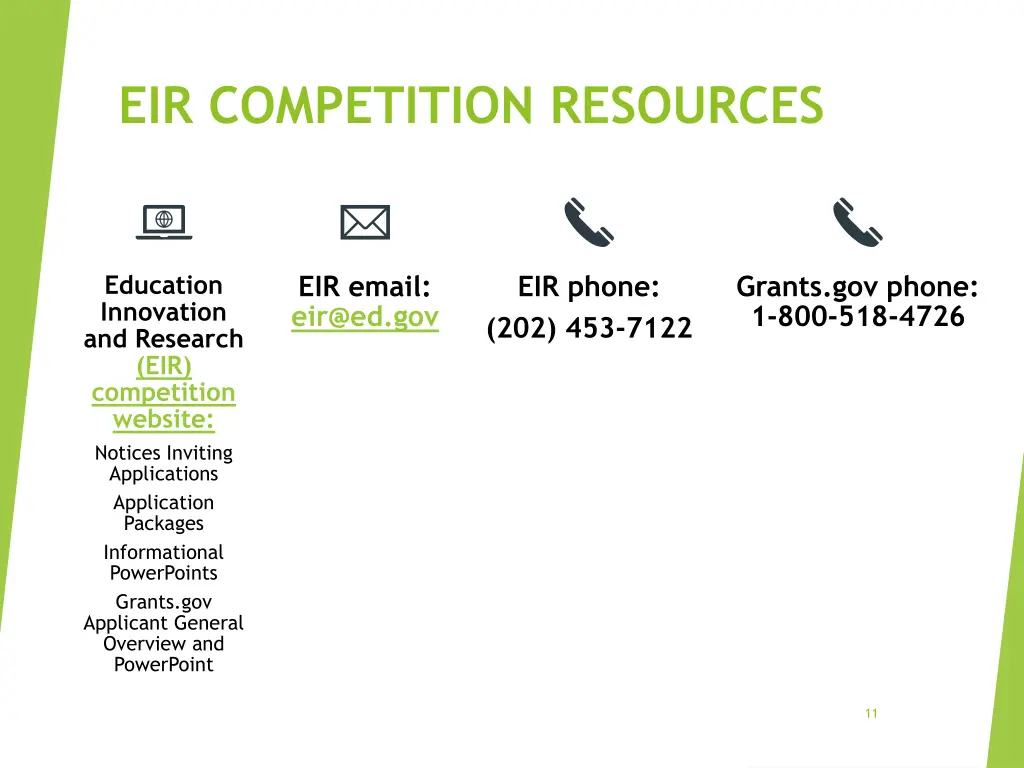 eir competition resources