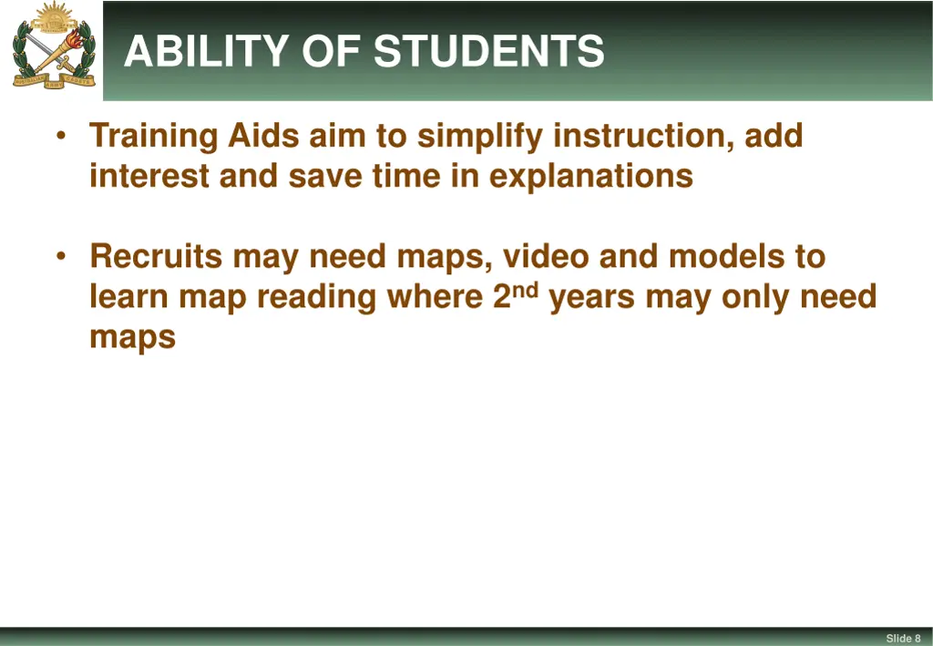 ability of students
