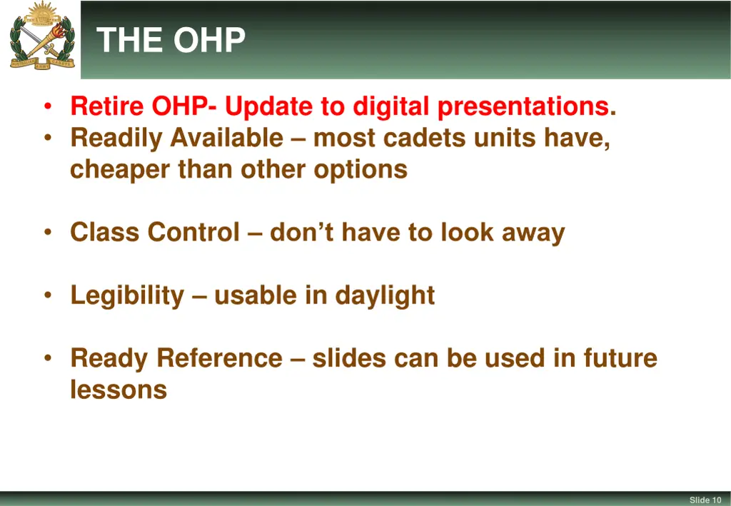 the ohp