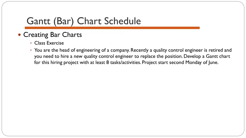 gantt bar chart schedule 7
