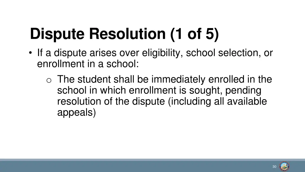 dispute resolution 1 of 5 if a dispute arises