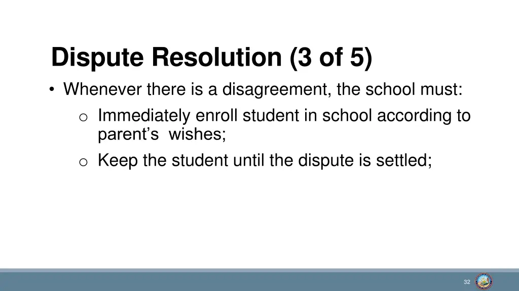 dispute resolution 3 of 5 whenever there