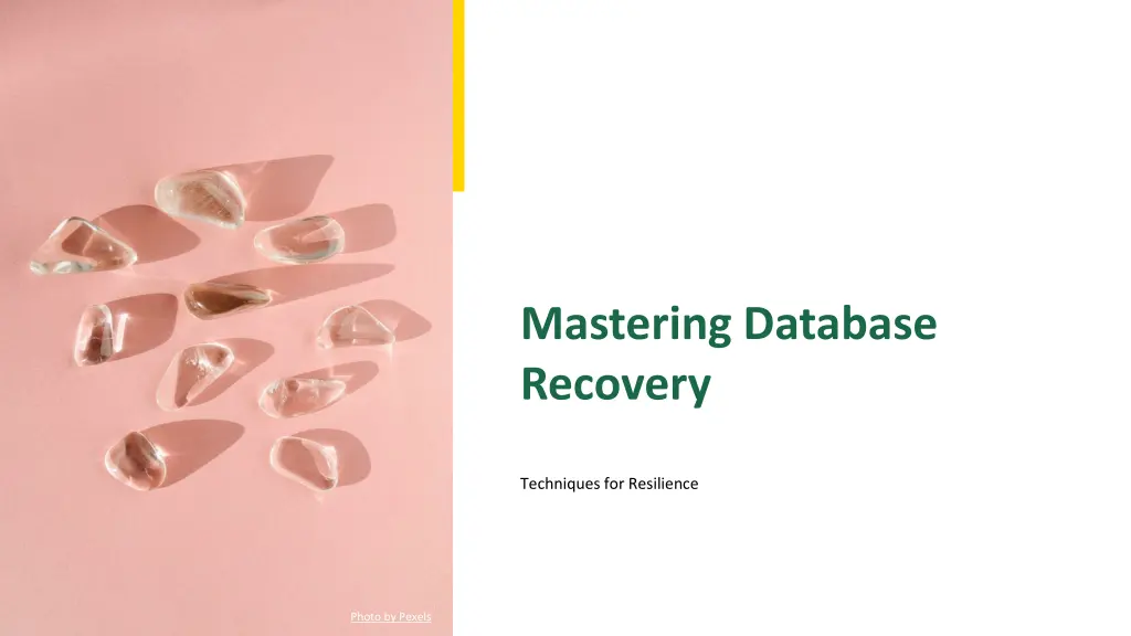 mastering database recovery