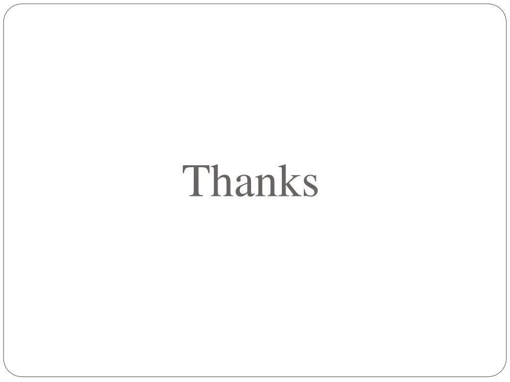thanks