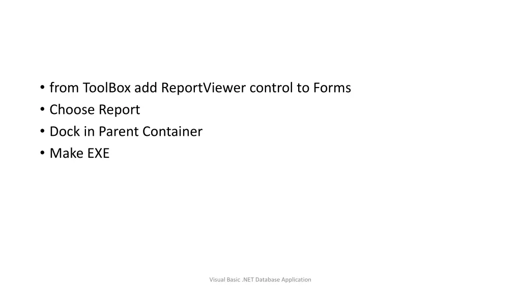 from toolbox add reportviewer control to forms