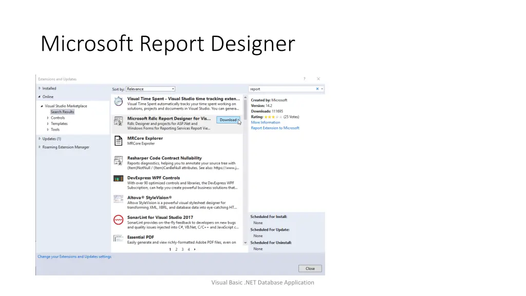 microsoft report designer