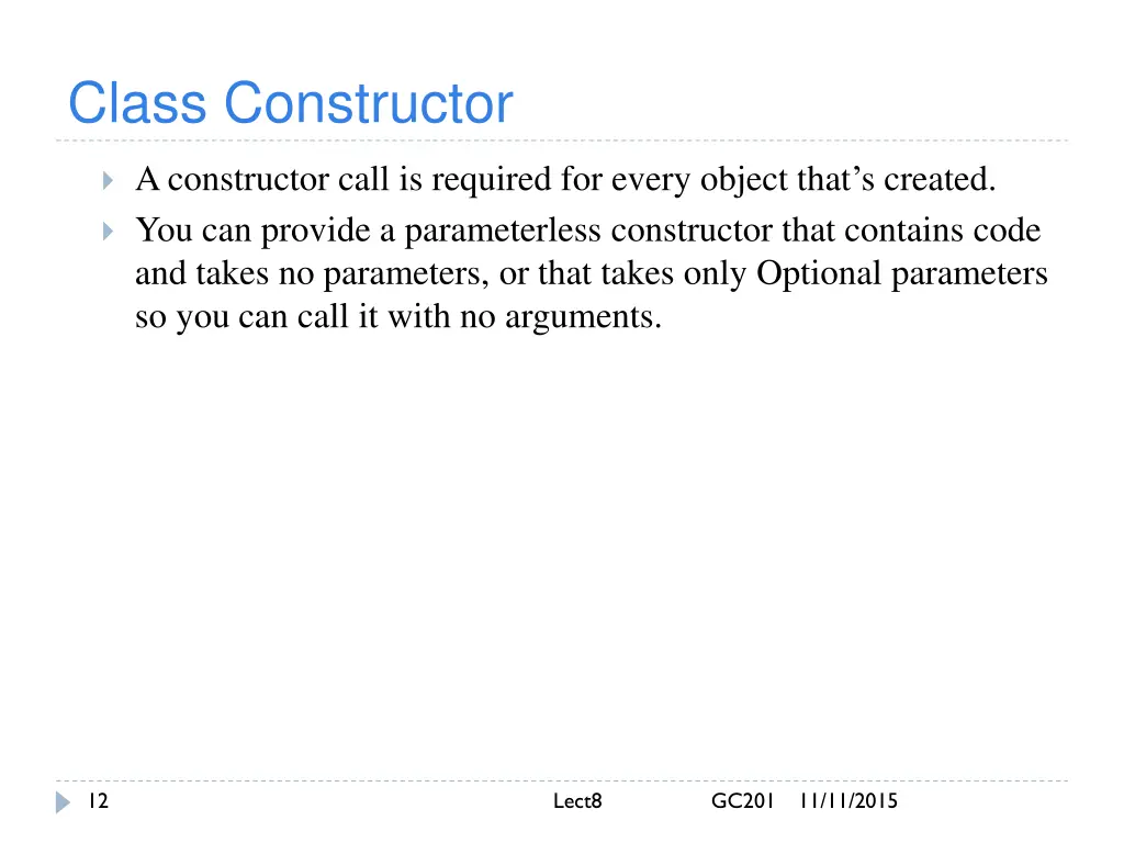 class constructor 1