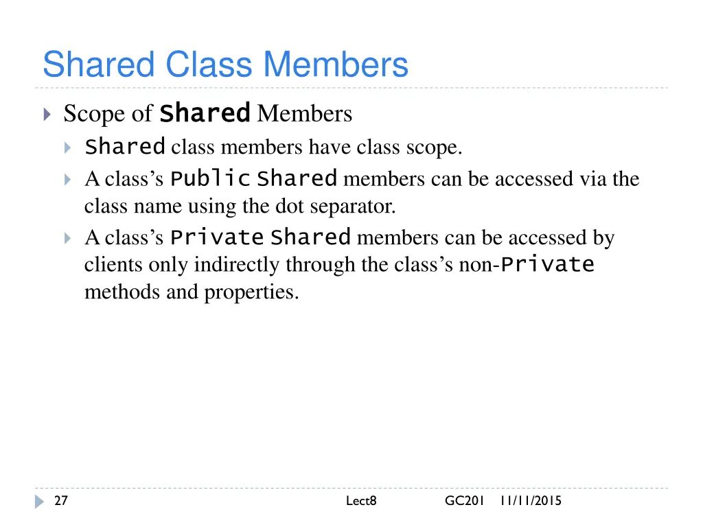 shared class members 1