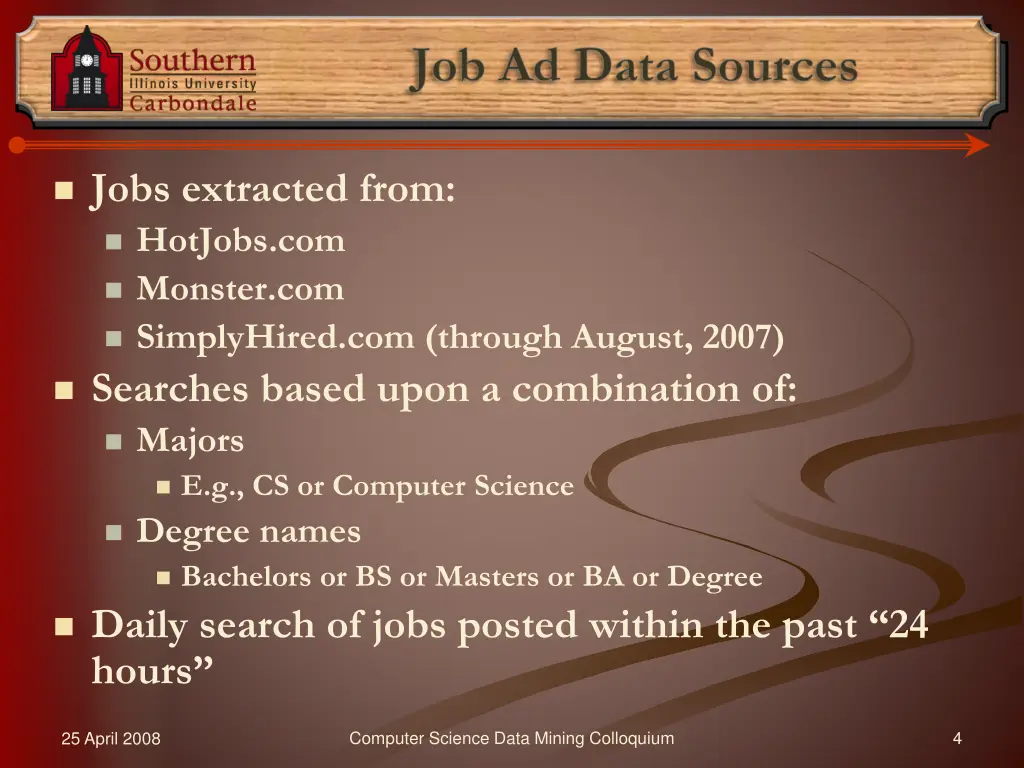 job ad data sources
