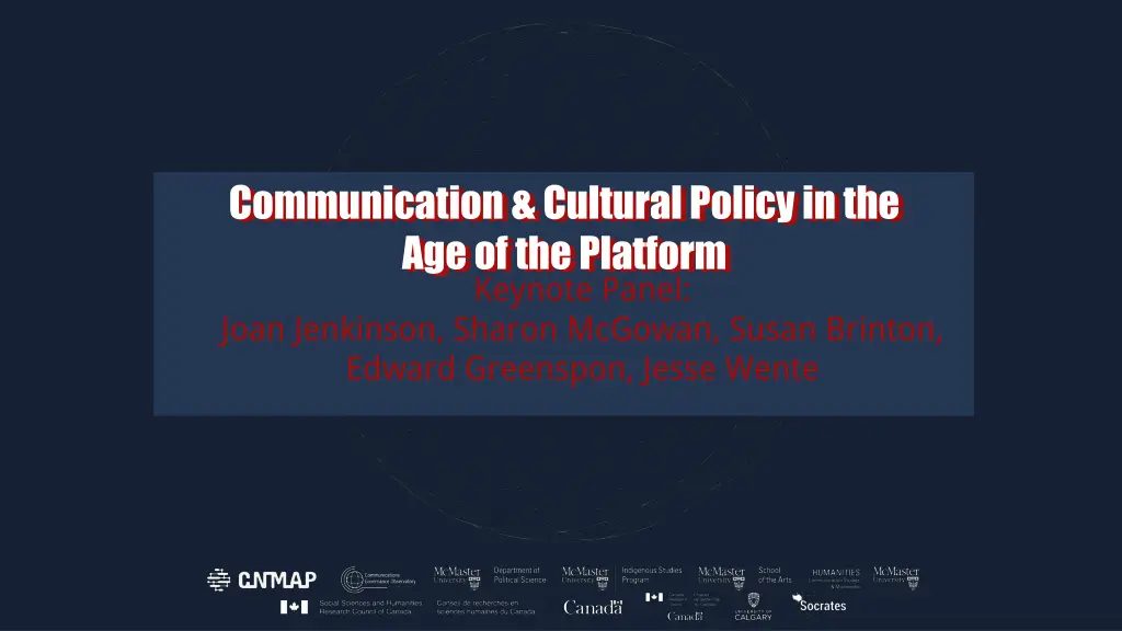 communication cultural policy in the 6