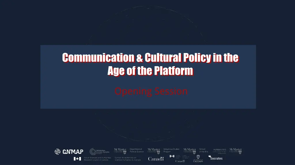 communication cultural policy in the