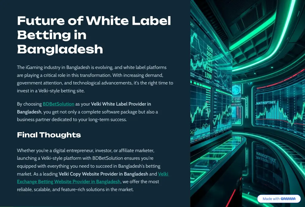 future of white label betting in bangladesh