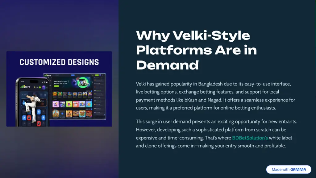why velki style platforms are in demand