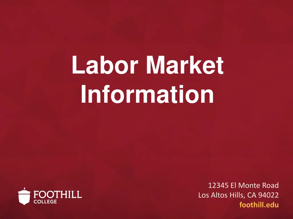 labor market information