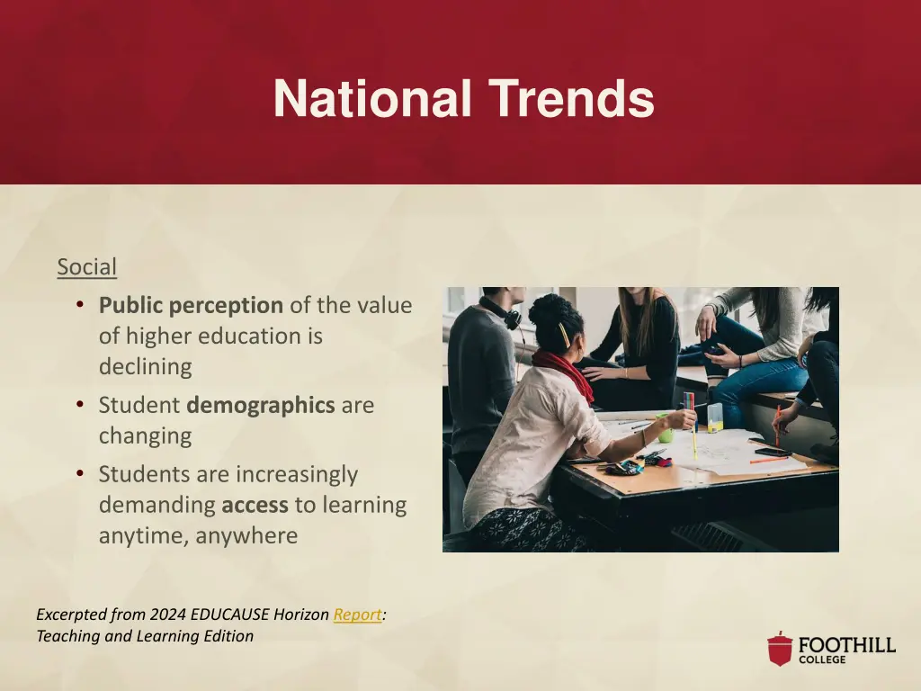 national trends