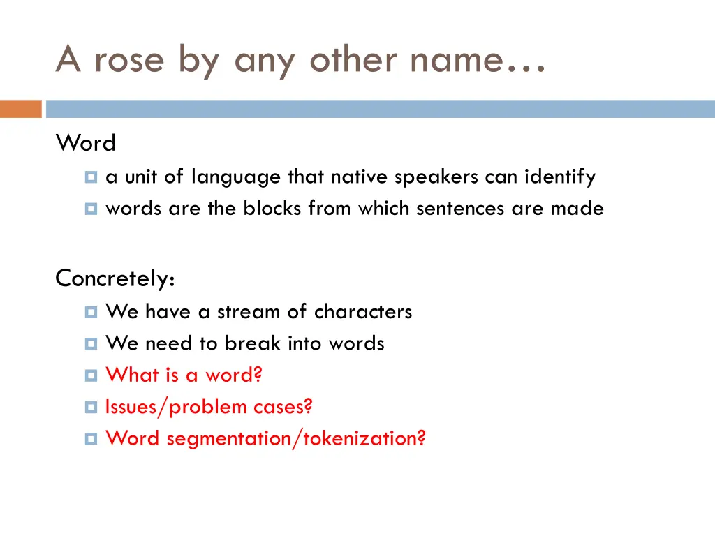 a rose by any other name
