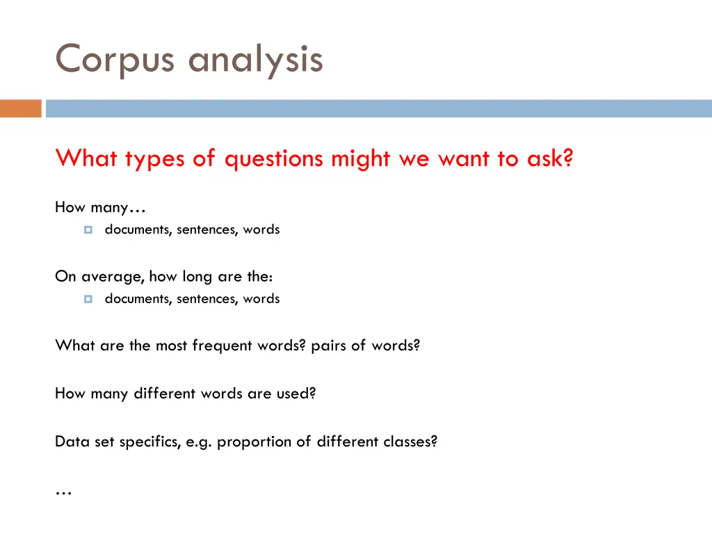 corpus analysis 2