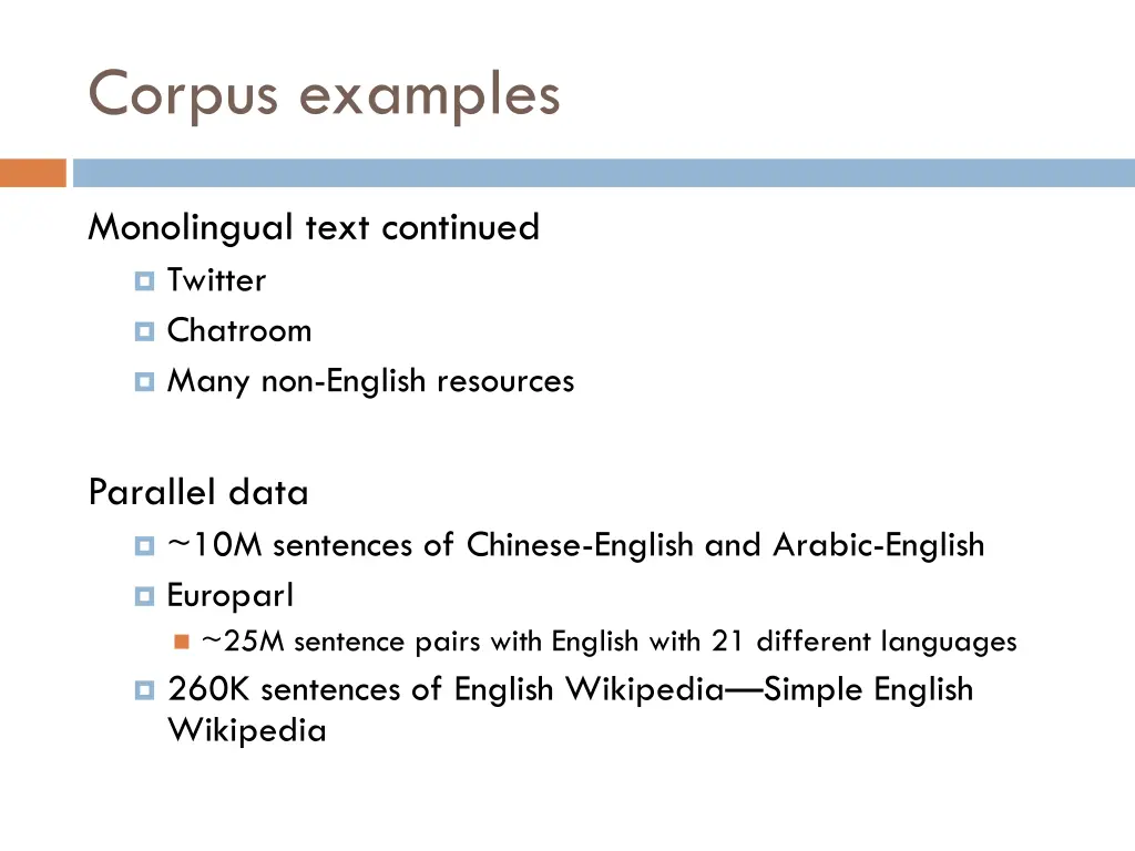 corpus examples 2