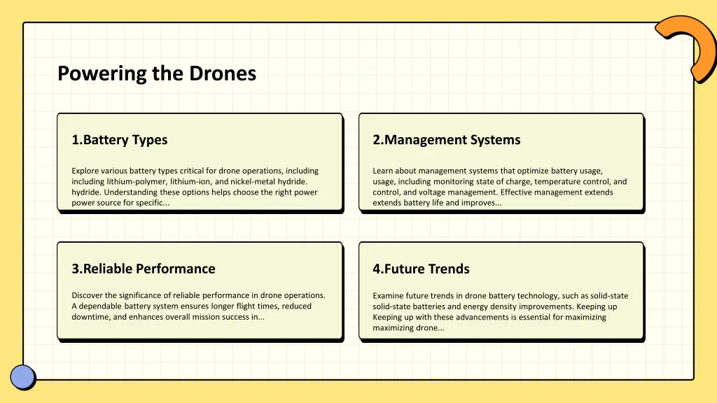powering the drones