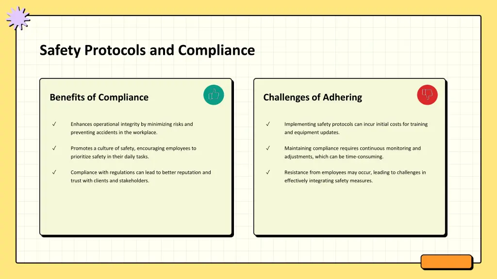 safety protocols and compliance