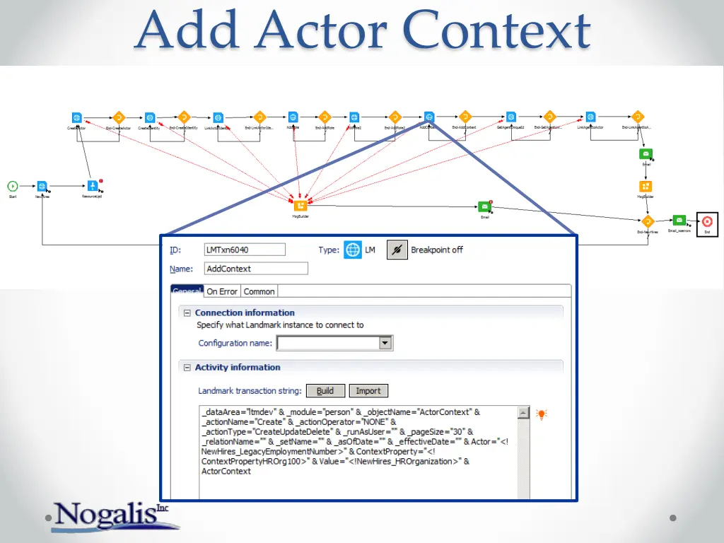 add actor context