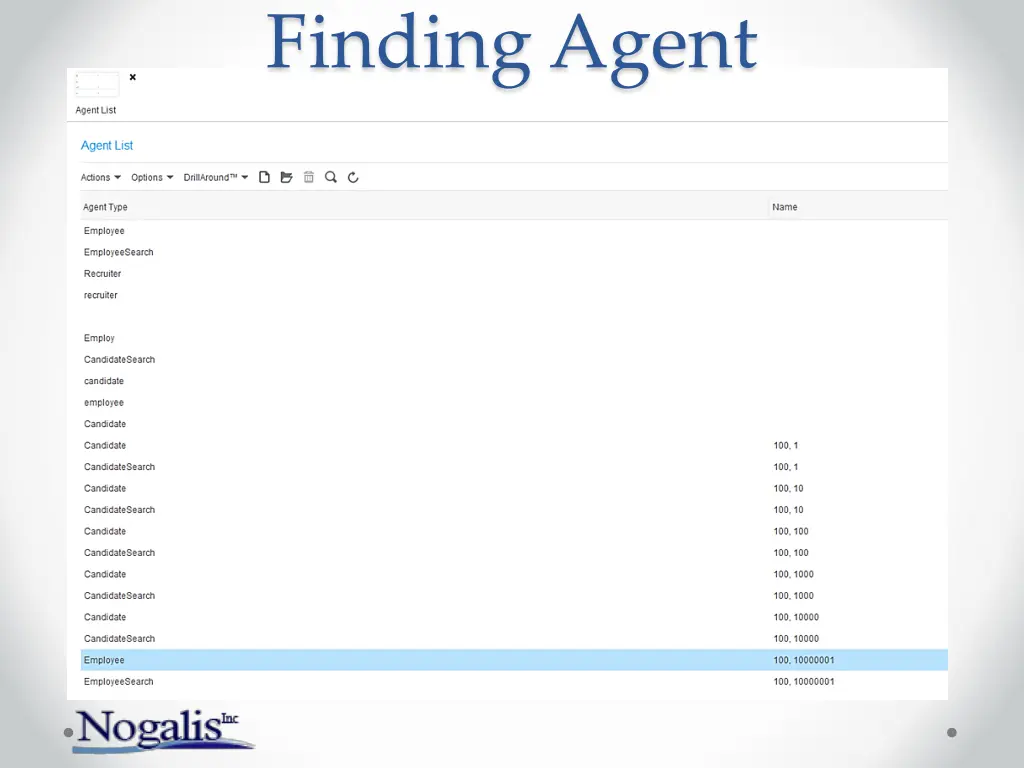 finding agent