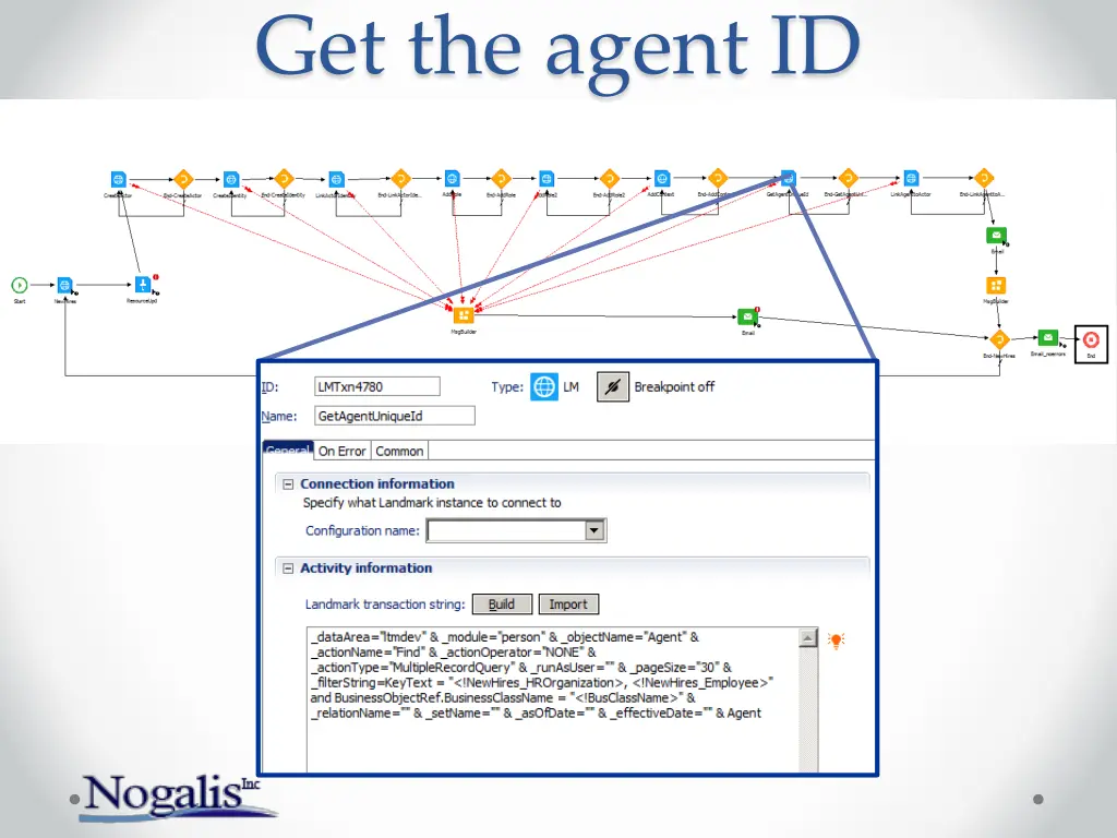 get the agent id
