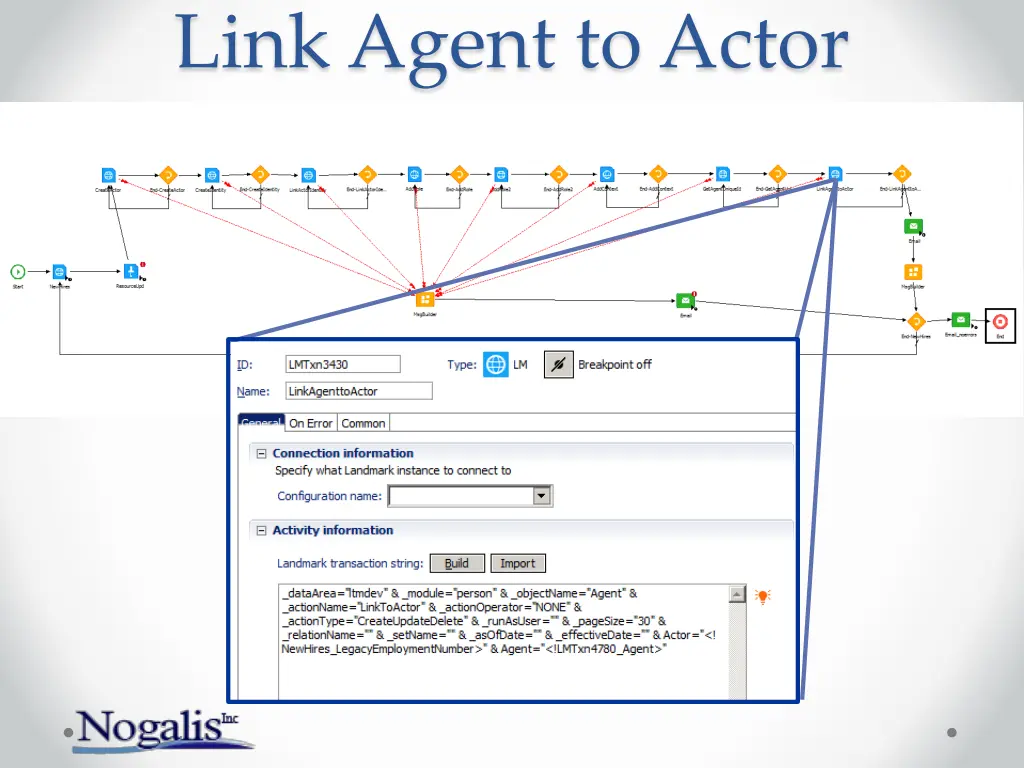 link agent to actor