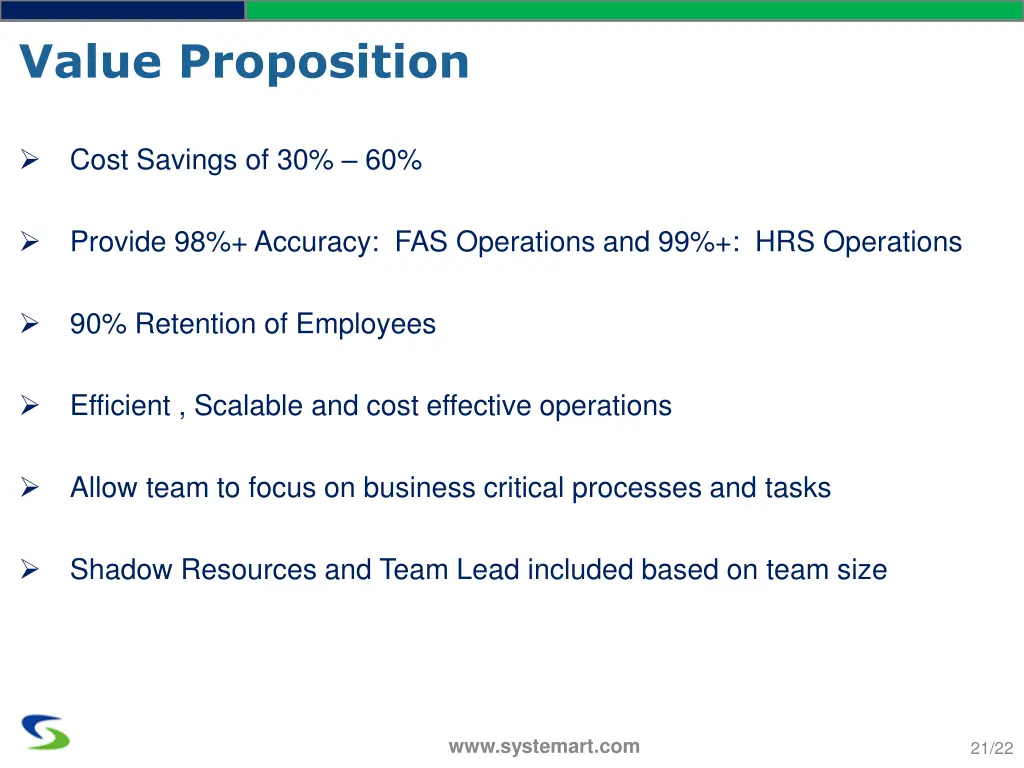 value proposition